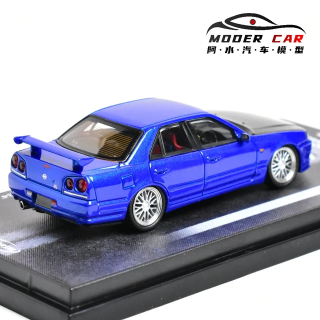 ミニカー Nissan URAS ER34 Skyline 25GT-T 1/64