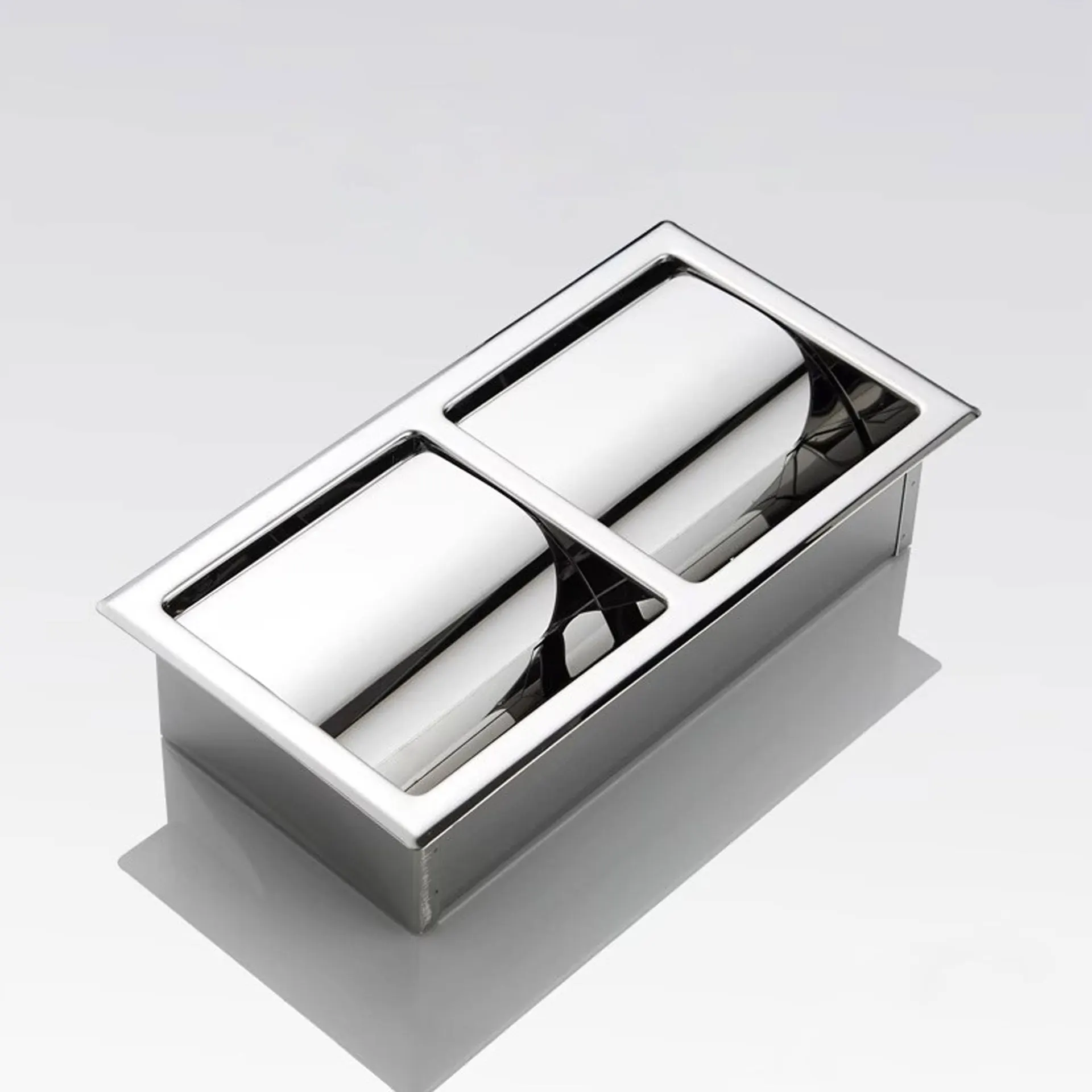 

Stainless steel carton concealed tissue holder toilet into the wall tissue box bathroom toilet paper holder hotel