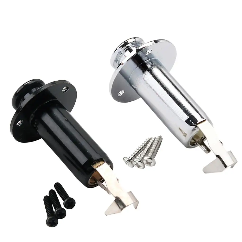 

Copper Electric Folk Guitar Stereo Flush Endpin Cylinder Output Jack