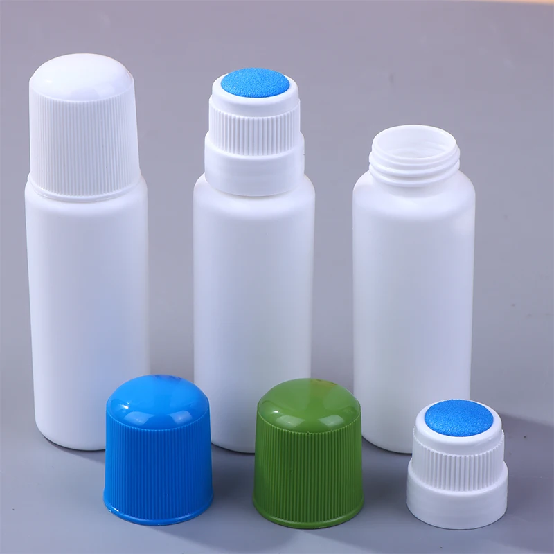 50 مللي زجاجة لطخة فارغة السائل قضيب الإسفنج رئيس وجع زجاجة سوائل ل Daub ملء Liniment الطب مضاد للحكة #5