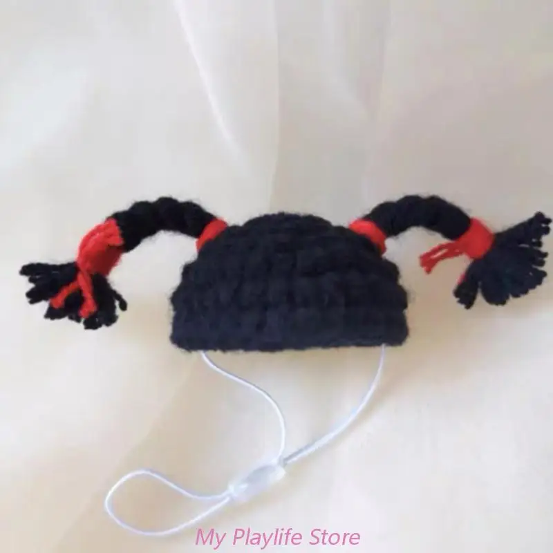 Bird Hat Costume Hamsters Hat Holiday Dress Up Accessories Bird Fun Hats Small Animal Knitted Cap Headwear for Parrots