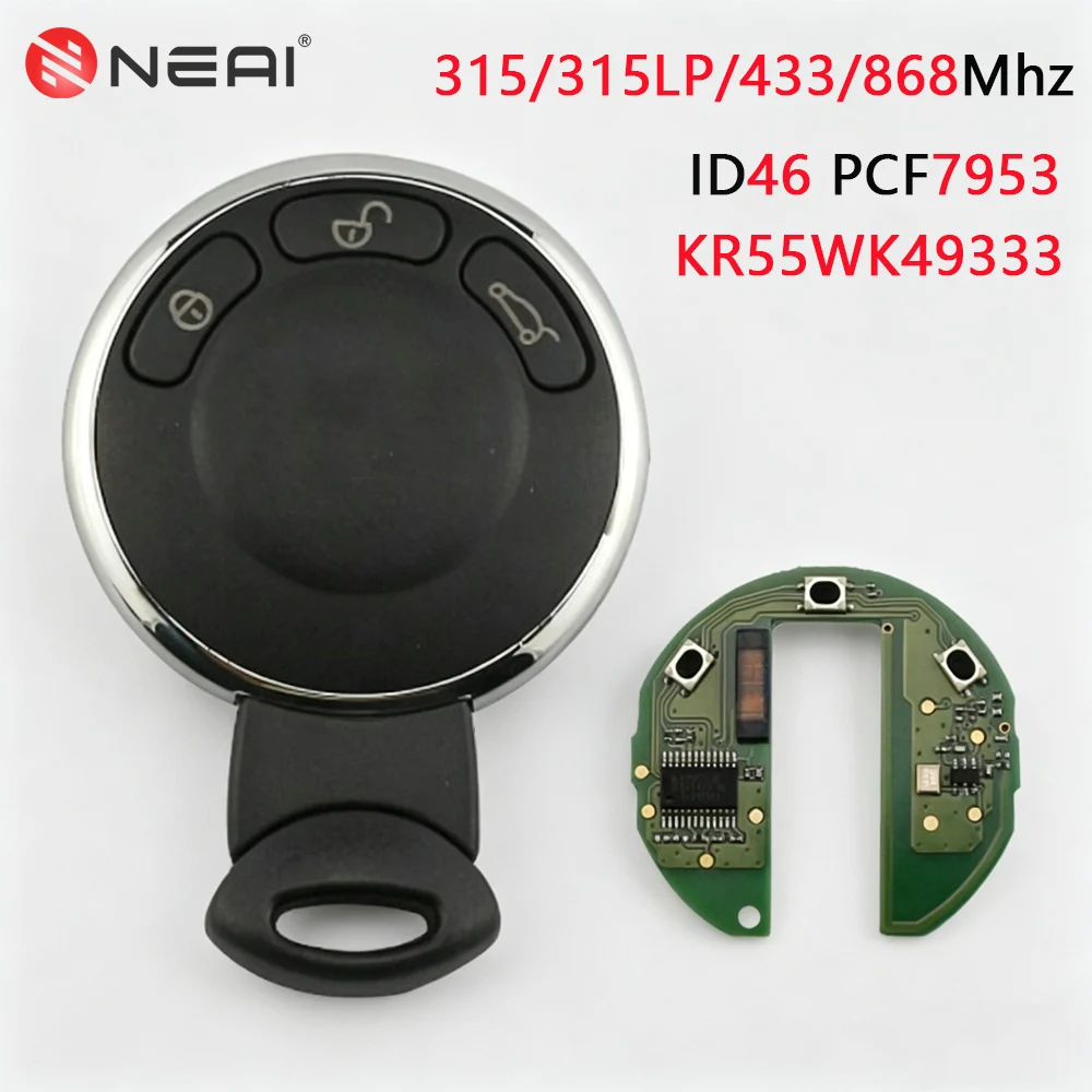 Remote Car Key For BMW Mini Cooper Roadster Paceman Clubman Countryman ...