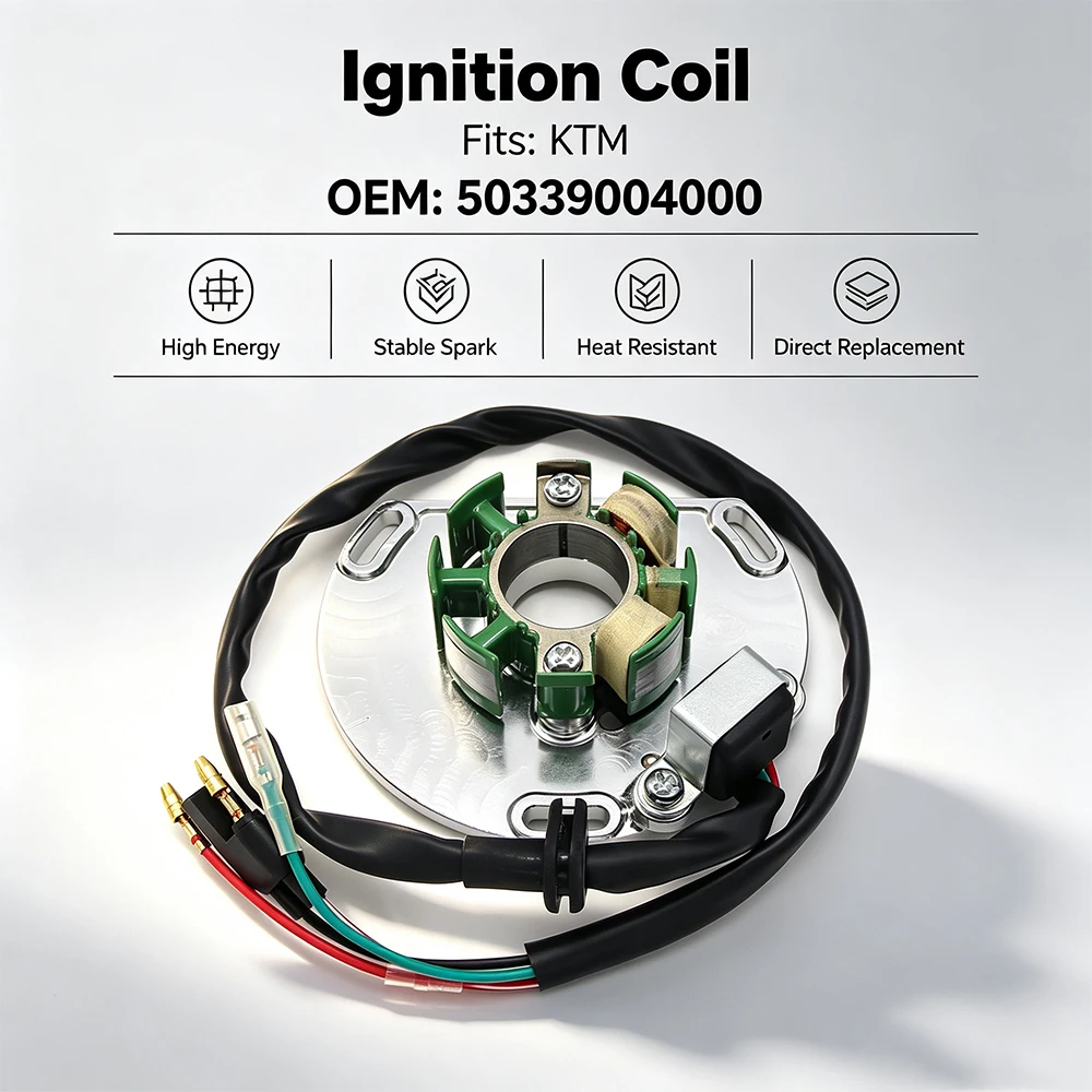 Motorcycle Generator Stator Coil Comp For 125 200 250 300 380 SX EXC MXC EGS 2k-1 50339004000