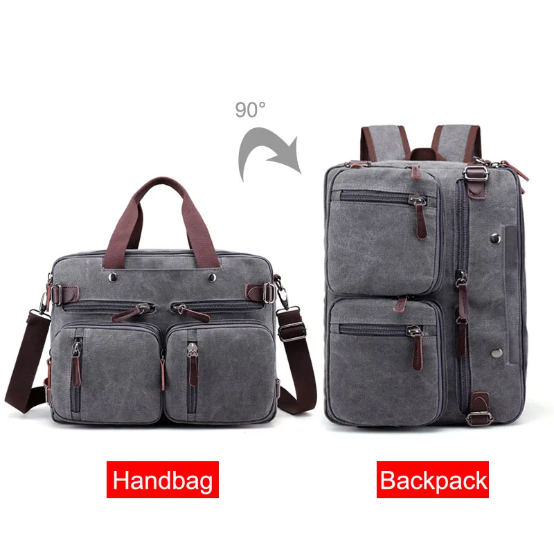 New Men Canvas Briefcase Business Laptop Handbag Large Messenger Shoulder Bag Big Casual Male Tote Back Bags Travel Suitcase