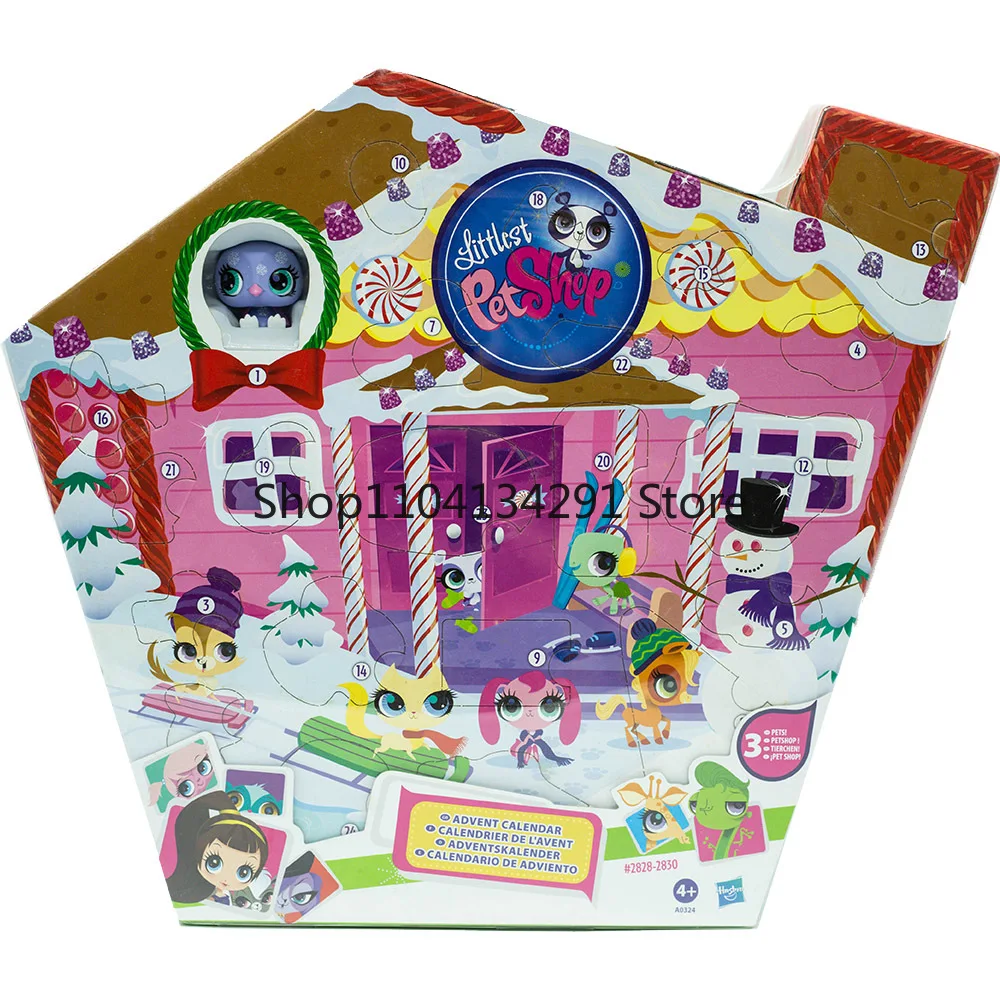 

Оригинальный Littlest Pet Shop Petshop Адвент-календарь Кукла Игрушки Аксессуары Коллекция Фигурки Детские подарки на день рождения