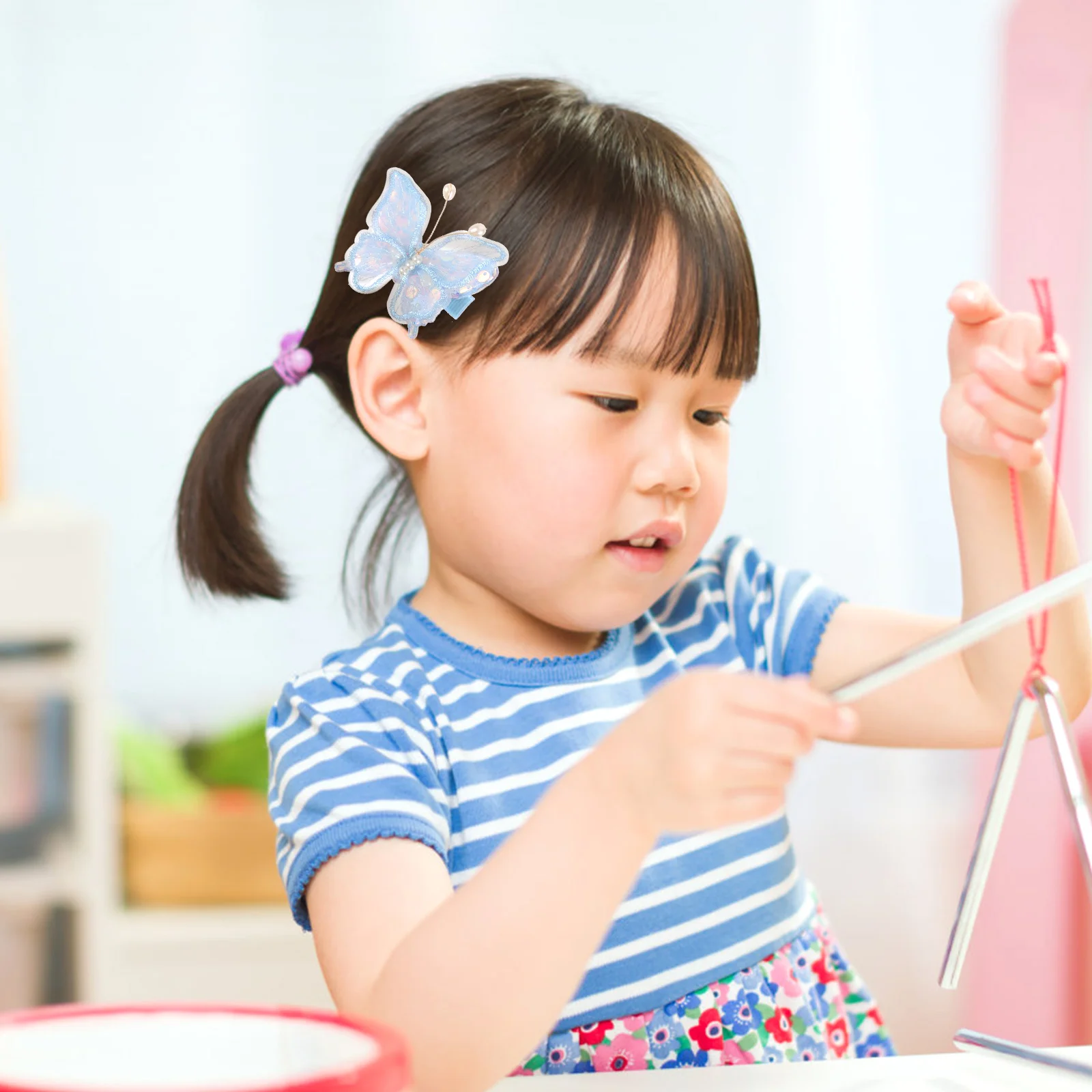 

8pcs Clips Cute Hair Accessories Bright Color Hair Accessories For Little Non Slip Hairpins