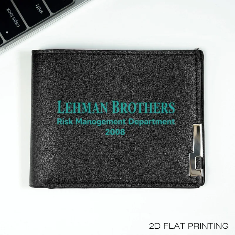محفظة LEHMAN BROTHERS لإدارة المخاطر 2008 للرجال من البولي يوريثان الفاخر بتصميم مدمج وخفيف الوزن ومتين #1