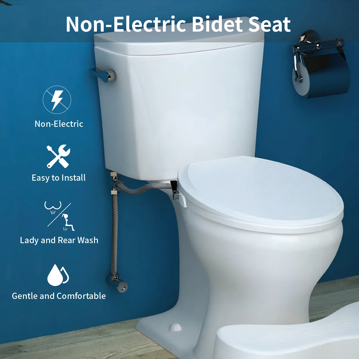 Ensemble de couvercle de toile - Non Electric Bidet Attachment Dual Nozzle avis et prix