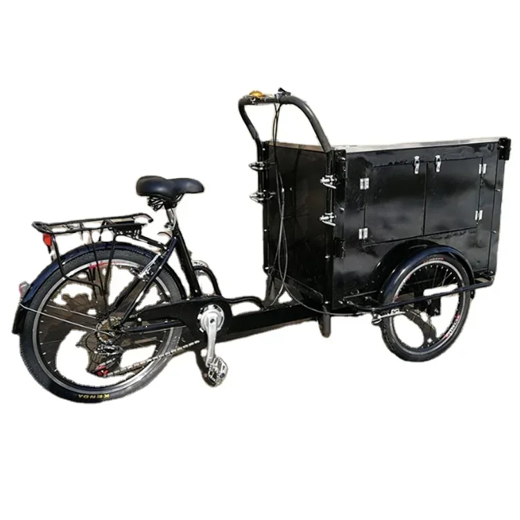 OEM Cargo Bike 3 Wheel Electric Tricycle For Freight Reverse Speed Mobile Bicycle Professional Customization customcustom