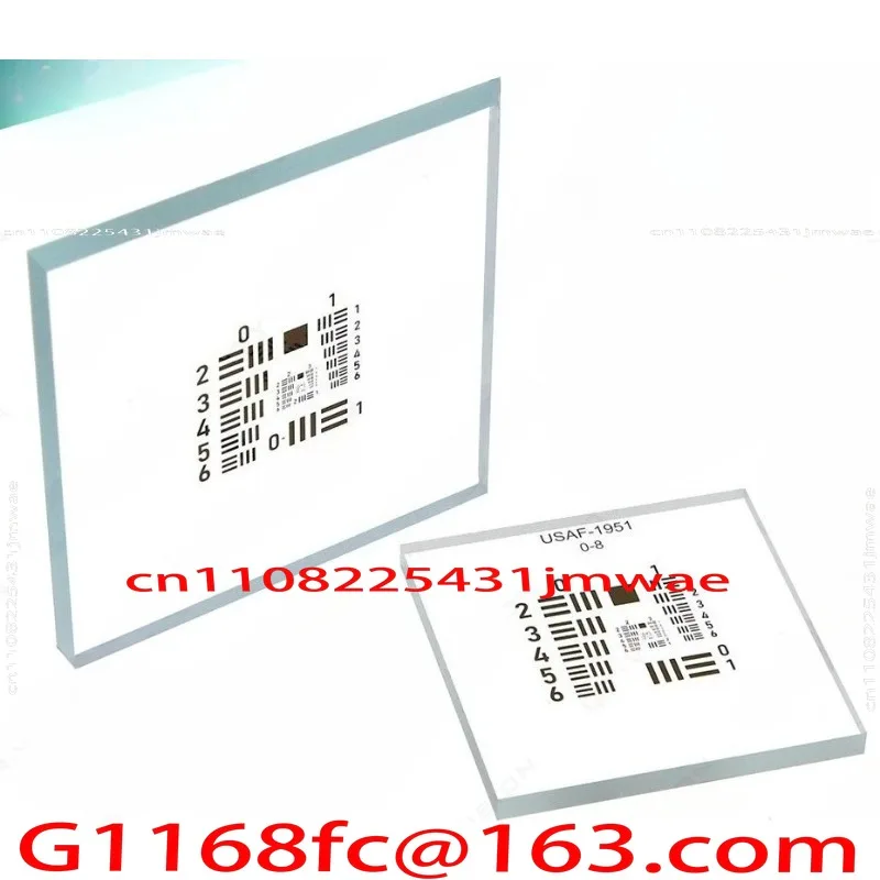 Suitable for USAF1951 Resolution Calibration Plate, Glass Side Length 30~ 50mm 0~ 8 Groups, Pattern Accuracy 0.5~ 1um