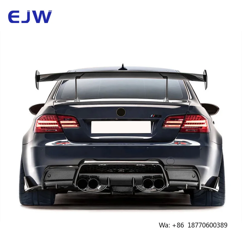 For BMW E92 M3 Dedicated Carbon Fiber Rear Wing Car High-quality Dedicated High Bracket Carbon Fiber Trunk Spoiler 09-13 view 4