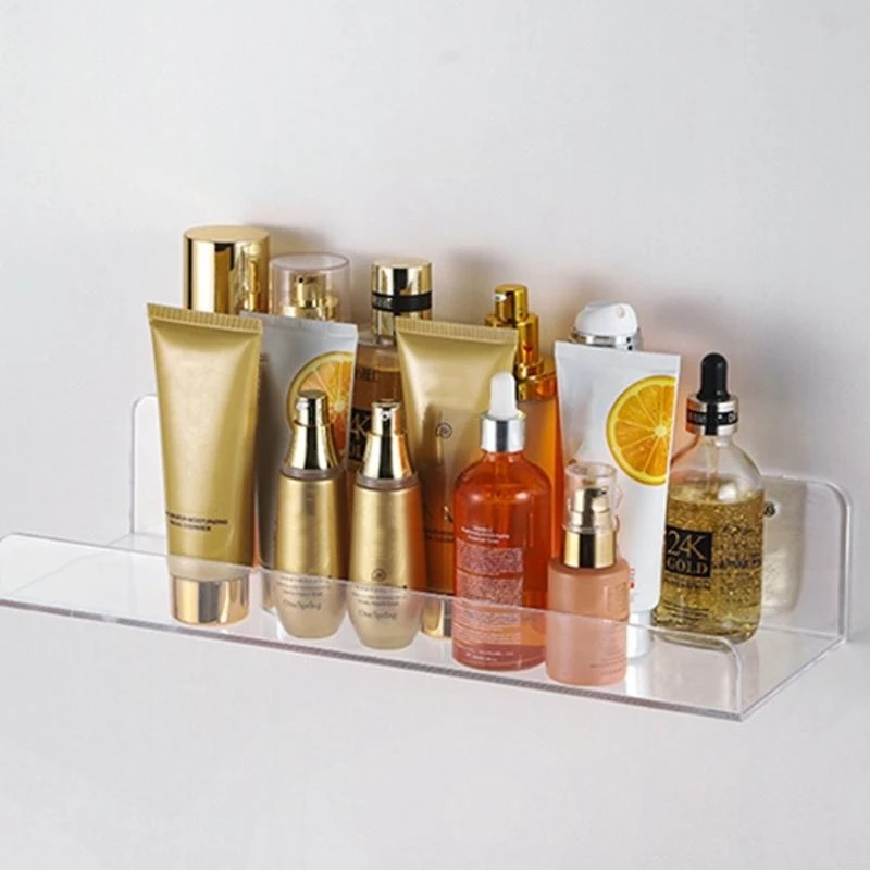 

2Pcs Wall Mounted Storage Rack Kitchen Bathroom Shelf For Kitchen Bathroom