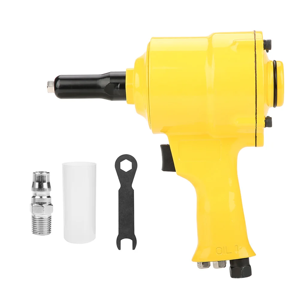 KP-705P Pneumatic Riveter Pistol Grip Rivet Gun Air Powered Riveting Tool 2.4/3.2/4.0/4.8mm Riveting Gun Rivet Gun Riveting Tool