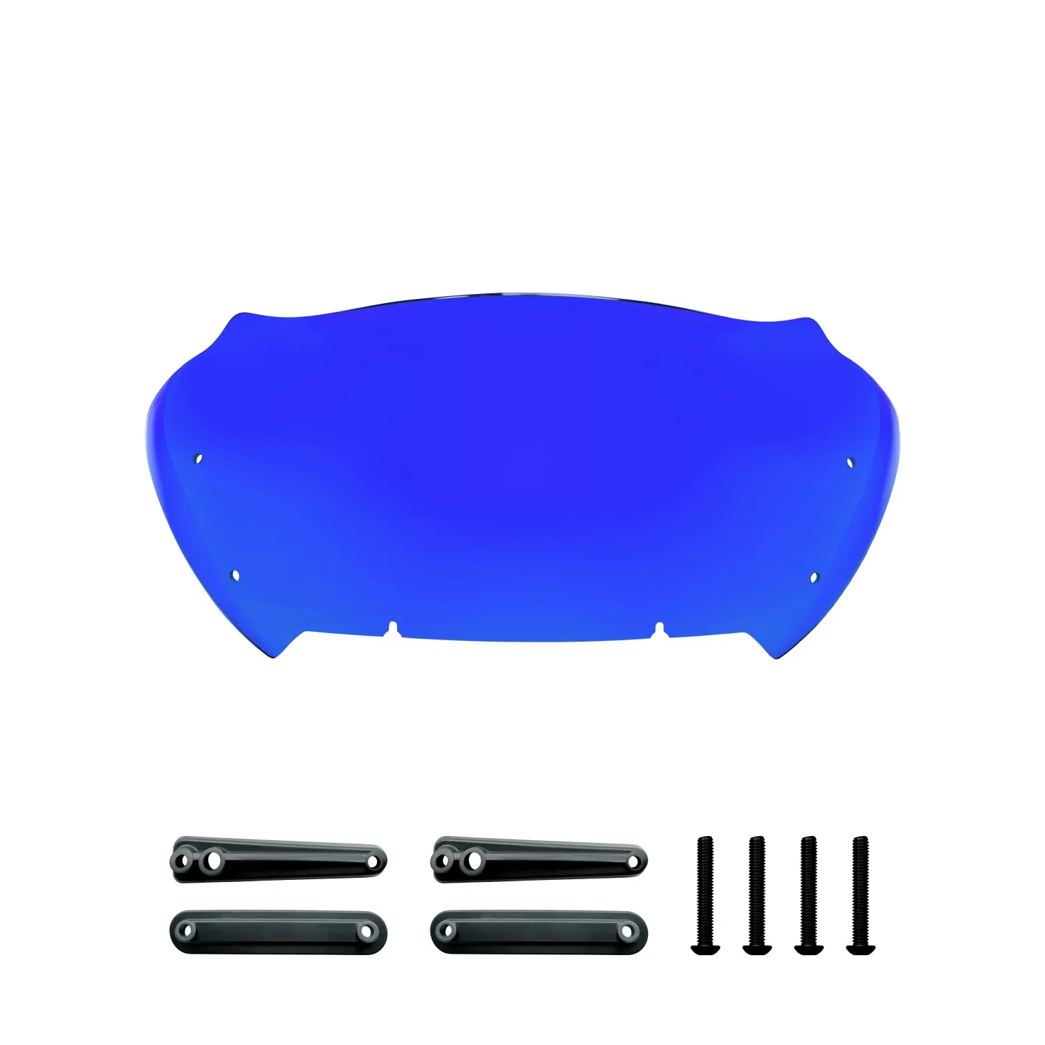 Motorcycle Accessories 10 inch Windshield PC 4mm Wave Windscreen for Harley Touring Road Glide 2023.5-2025