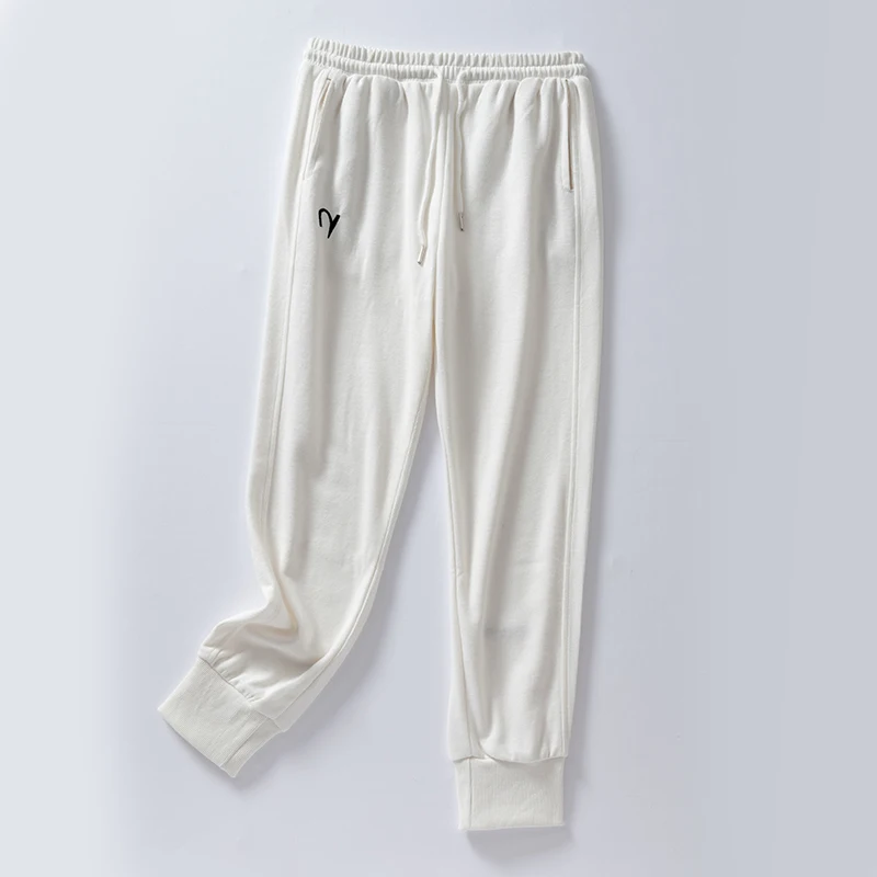 Faionable التخسيس مرونة الخصر Dstring الخريف السراويل النسائية الجديدة عارضة مريحة فضفاضة تناسب مكبل Sweatpants