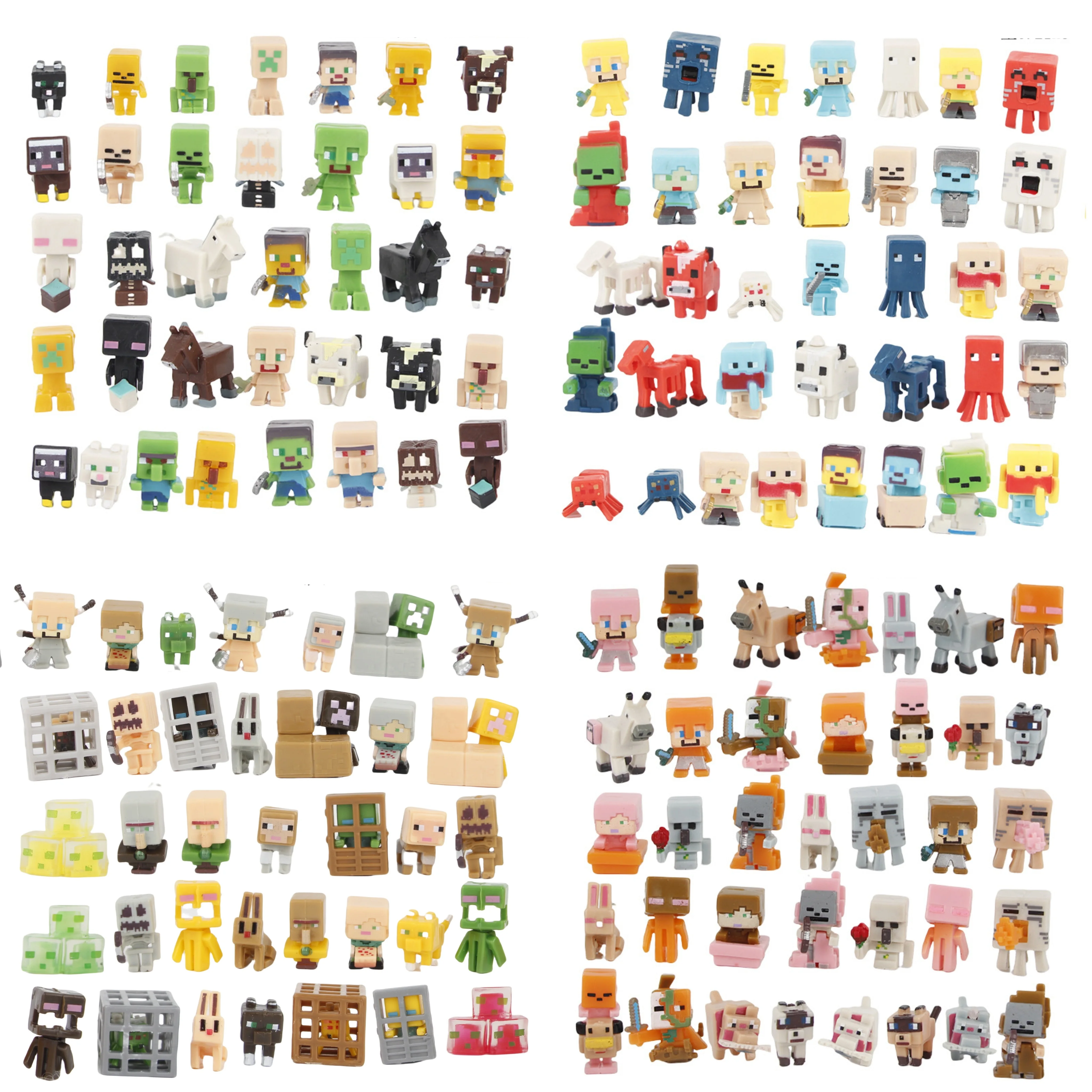 36 قطعة/المجموعة/المجموعة سلسلة 1 إلى 4 لعبة كلاسيكية عالمية صغيرة نماذج شخصيات محيطية حلي PVC ألعاب أطفال