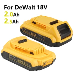 TPCELL 2.0Ah/2.5Ah Replacement Battery For DeWalt DCB200 Compatible With For Dewalt 18V/20V Tools Battery DCB204 DCB206 Series