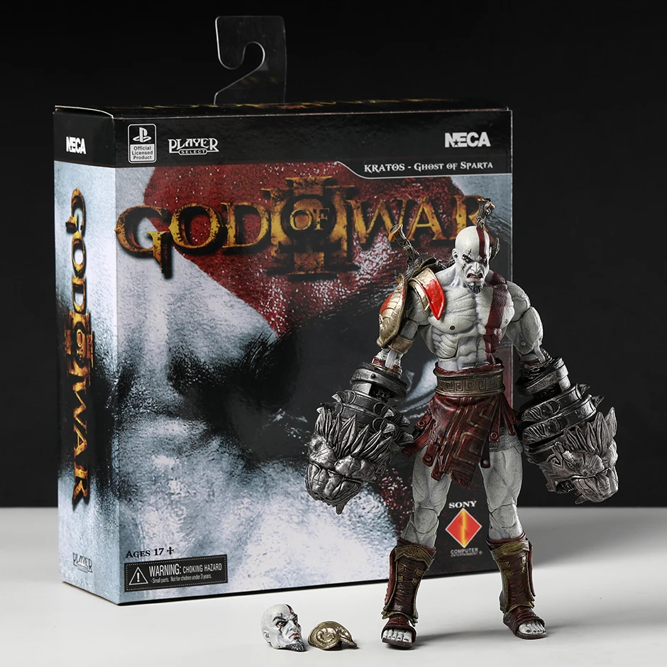 NECA ゴッド オブ ウォー 3 クレイトス 7インチ アクションフィギュア