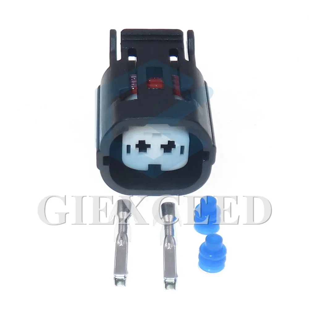 2 Sets 2 Pin AC Assembly MG644146 Car Battery Capacitor Resistance Protector Plug Auto Waterproof Connector For Hyundai KIA
