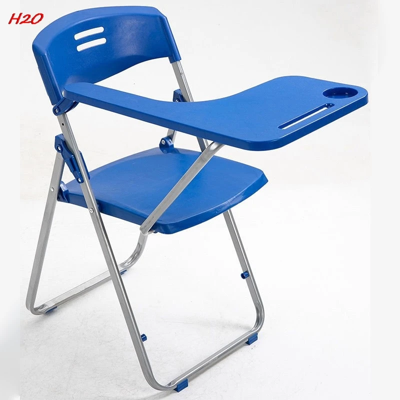 H2O Training Chair Meeting Learning Writing Chair Integrated Training Chair With Writing Board Folding Training Chair Hot New