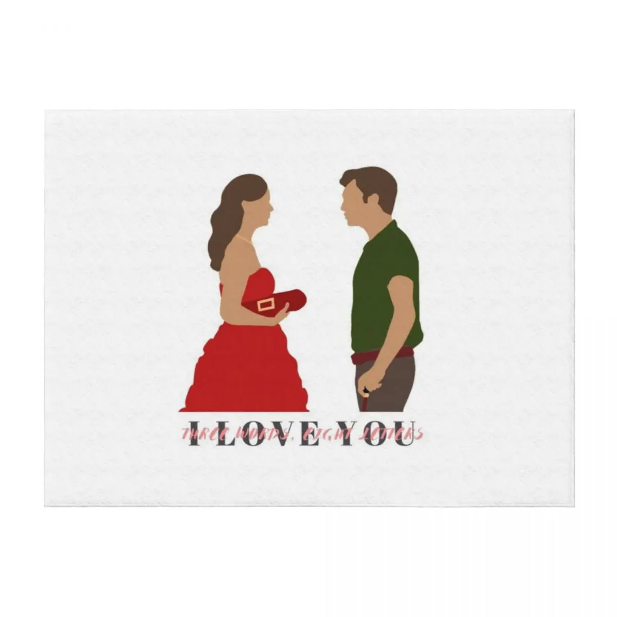 

Blair and Chuck three words, eight letters Throw Blanket Furrys Flannel Fabric decorative Retros Blankets
