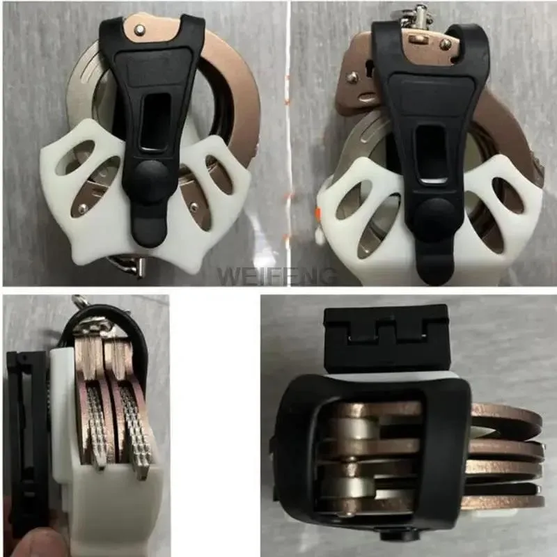 Tactical Handcuff Holster Police Shackles Cover 360 Degree Rotation Waist Belt Clip Military Open Top Case Accessories