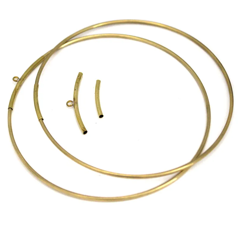 10 sztuk 80-120mm mosiądz łapacz snów łapacz snów metalowy pierścień makrama Craft Hoop DIY ślubny dzwonek wietrzny wiszące ozdoby akcesoria
