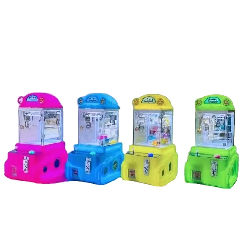 Mini Coin-operated Tanks Man Kids Claw Crane Gift Game Doll Machine For Indoor Sport Amusement