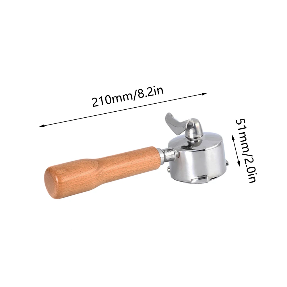Filtro de café De doble boquilla De 51mm, Portafiltro para máquina De café, reemplazo de filtro fino para De'Longhi EC680/EC685, 1 ud.