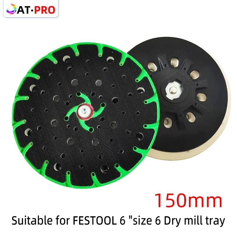 

Be Applicable ToFESTOOL Dry Grinder Grinding Pad 6 48 Holes Electrical Glue Tray 150mm Grinding Disc Sandpaper Abrasive