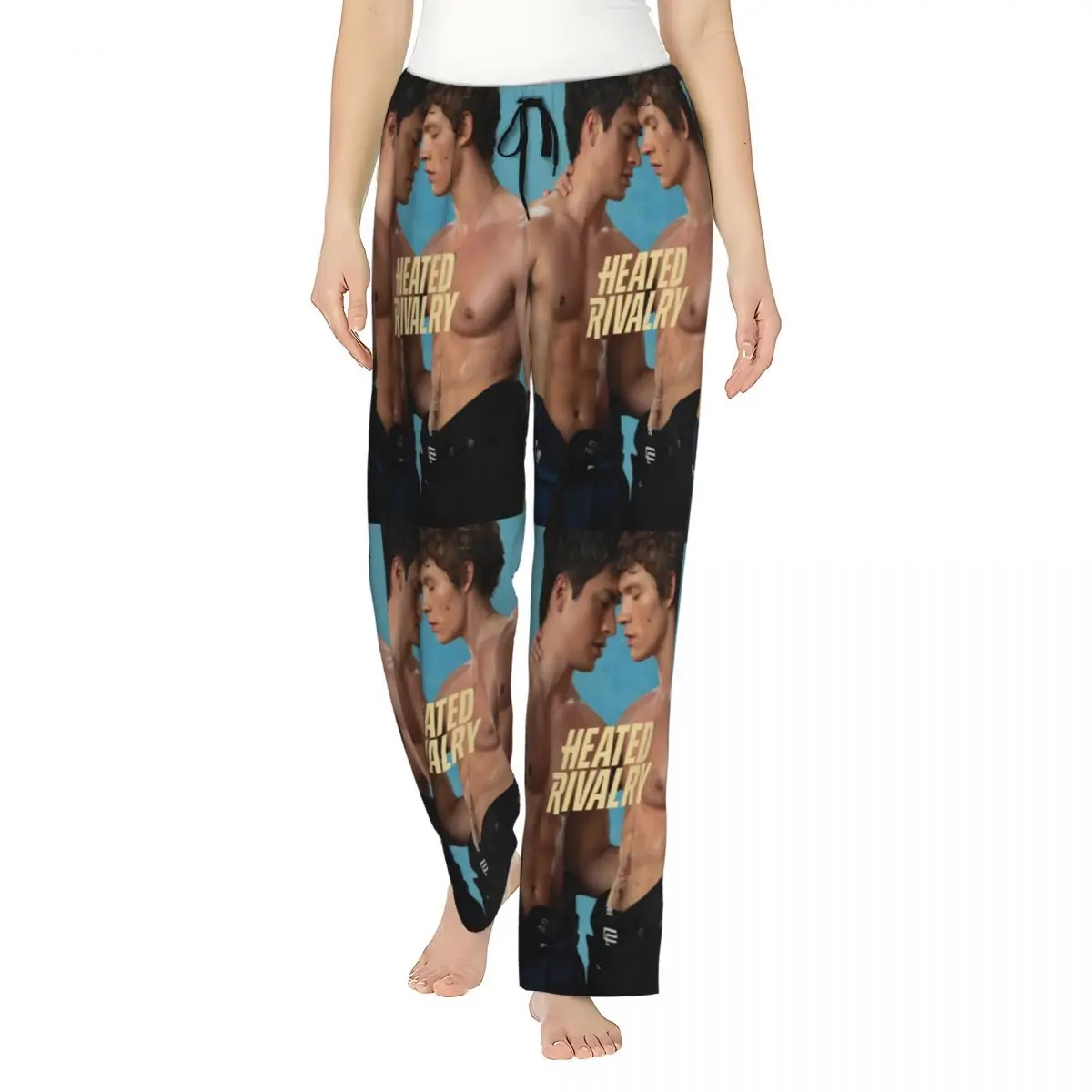 Women Pajama Pants Heated Rivalry Lounge Pants Loose-Fit Canadian TV Show Pj Bottoms Dorm