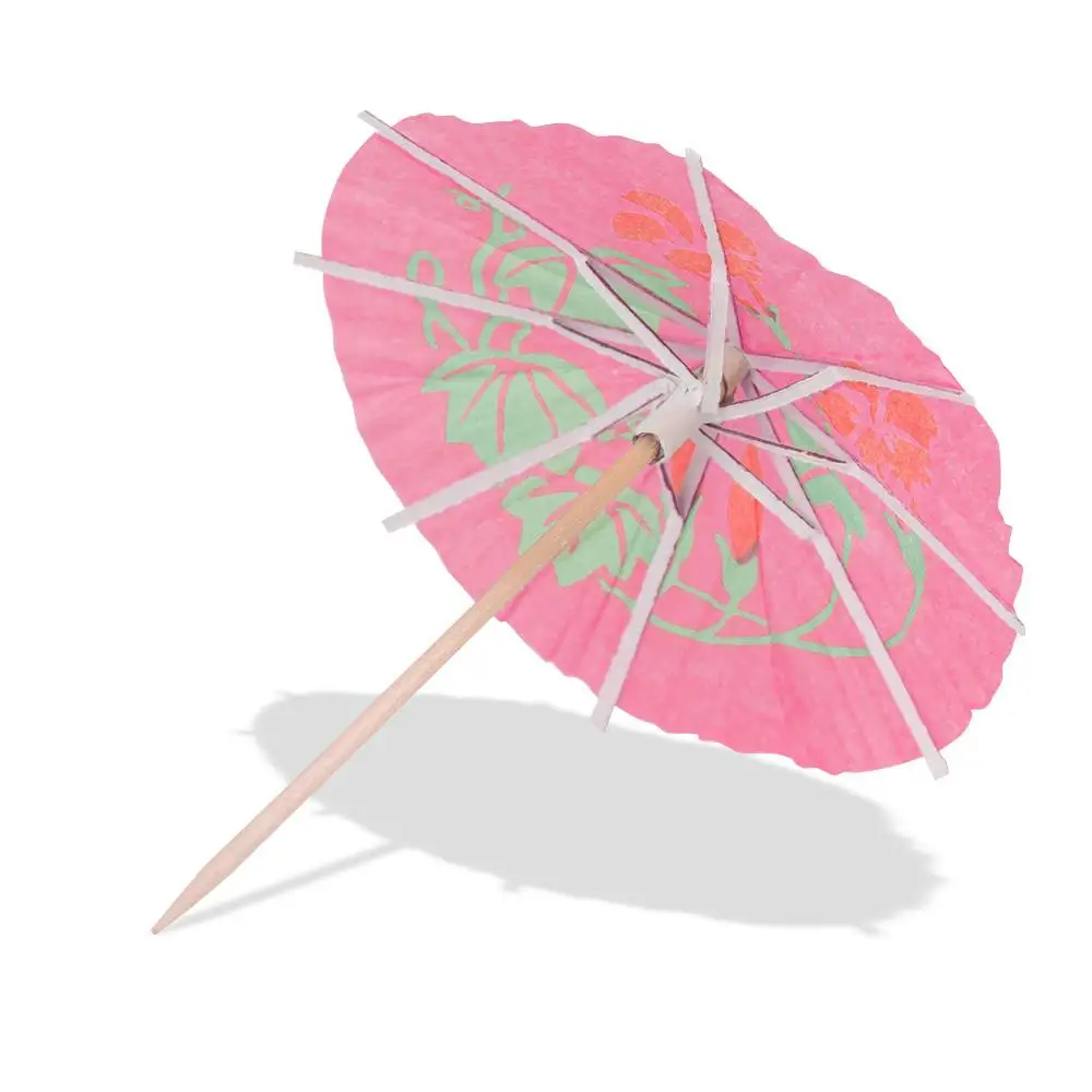 متنوعة الألوان صغيرة استوائية ، لوازم حفلات لطيفة ، مشروبات هاواي لحفلات الزفاف ، عصي مظلة ورقية ، ديكور الكوكتيل ، 24 أو #5