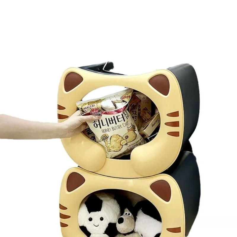 Boys and girls creative cute cartoon cabinet bedroom bedside toy storage cabinet