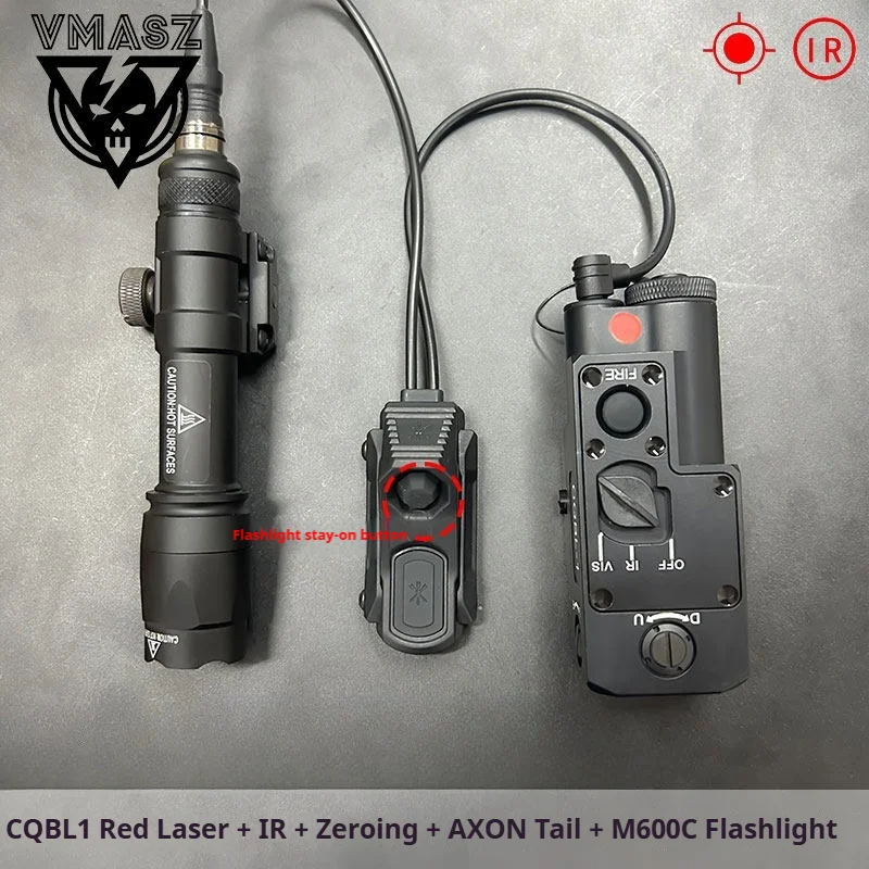 

FIRECAT CQBL-1 Red/Green Laser Indicator with IR Infrared Side Mount and M600/M300 Flashlight