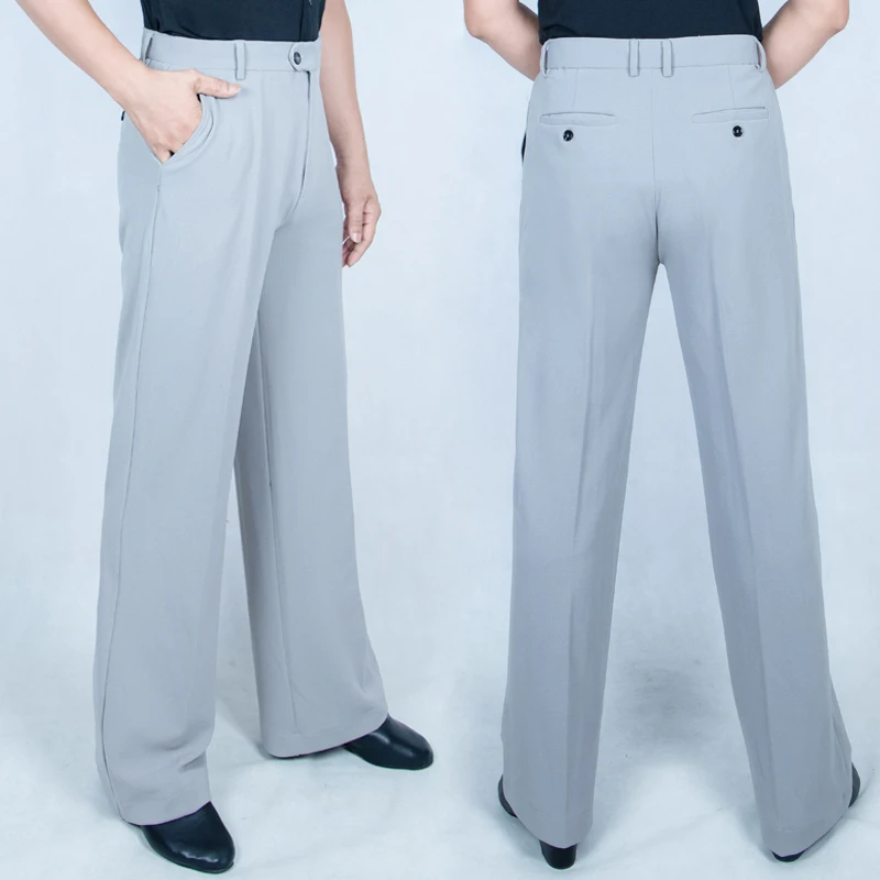 Plones de Baile para Hombre con Bolsillos, para Baile Cuad, Danza Nacional, Danza Moderna, Danza Social, Danza Latina...