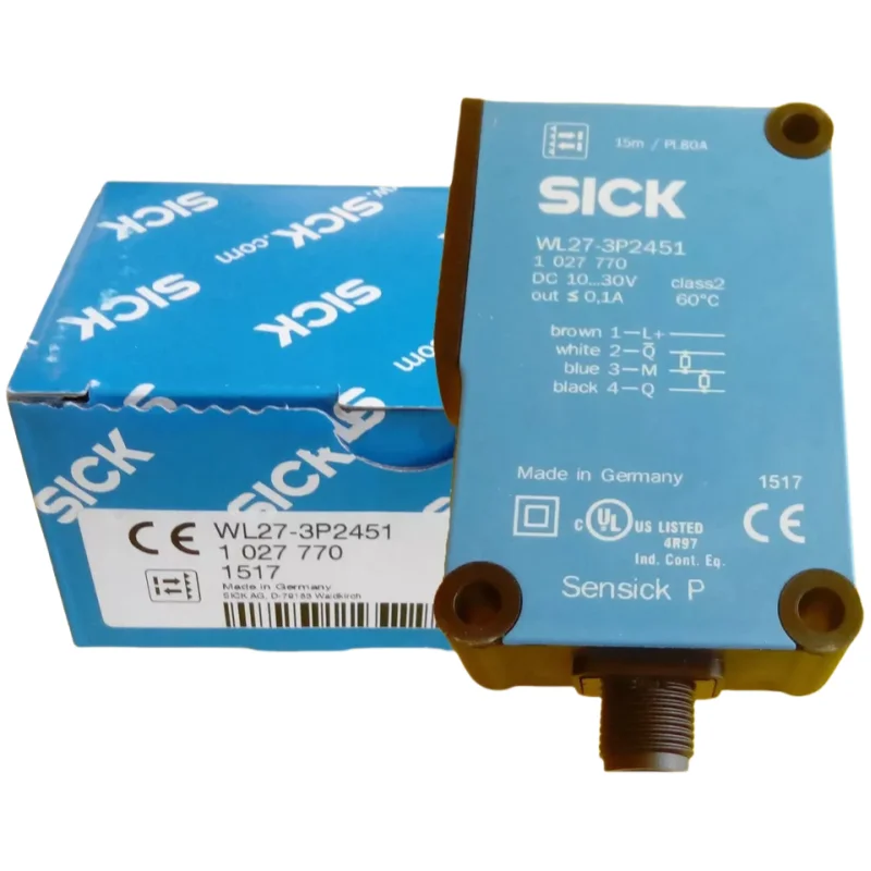 

New Original SICK Brand Photoelectric Sensor Switch WL27-3P2451 1027770 WL27-3P2460 WL27-3P2430 WL27-3P2461 for Sale in Stock