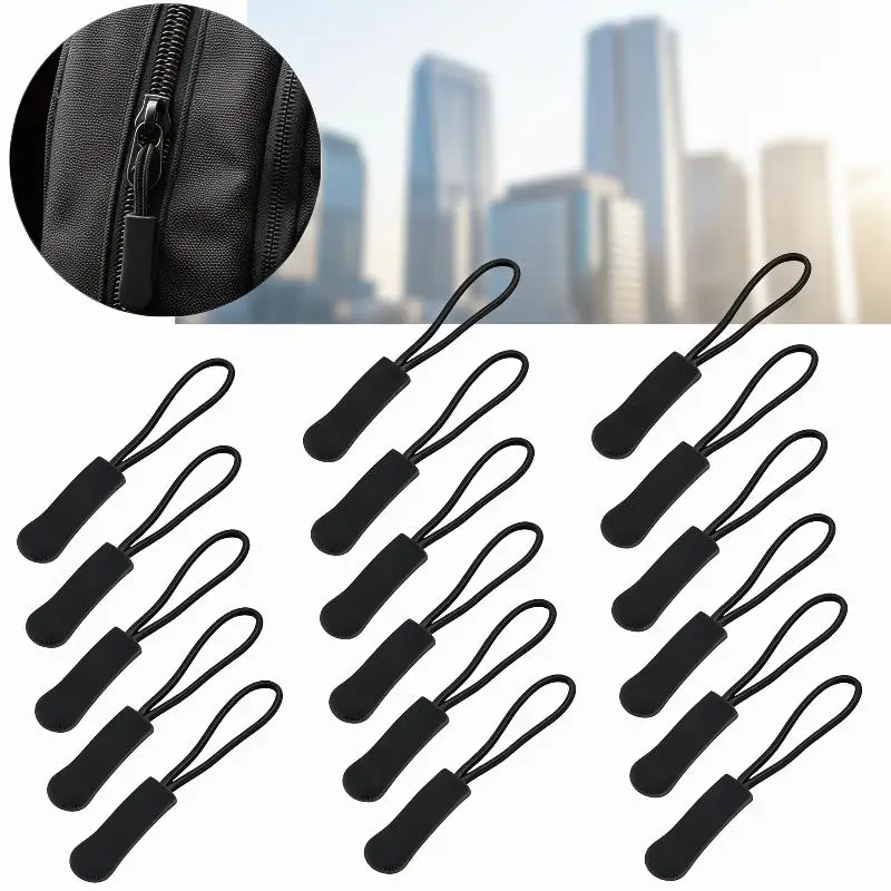 20 Pack Premium Durable Plastic Zipper Heads Replacement Zipper Ends for Handbags Backpacks Luggage DIY Sewing Repair Projects