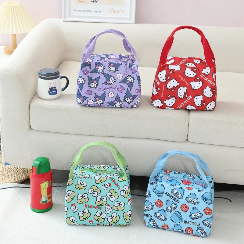 

Kuromi Insulated Lunch Bag, Portable Lunch Box Storage Bag, Cartoon Insulated Cooler Handbag,Perfect For Office School Picnic