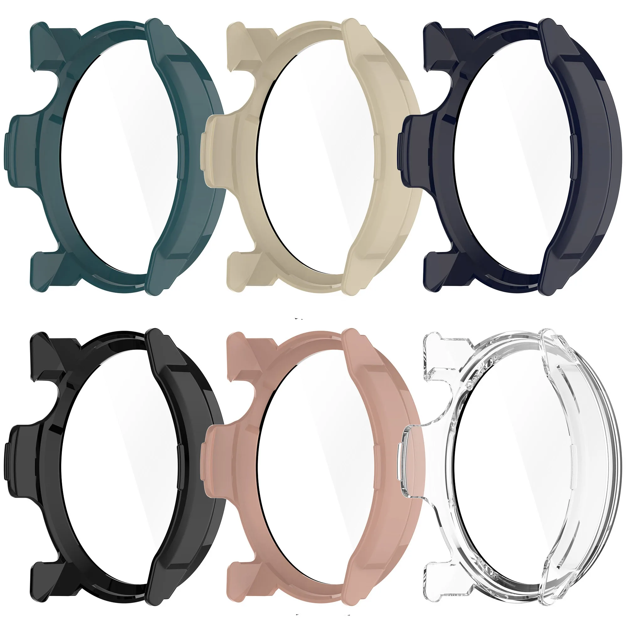 PC + กระจกนิรภัยป้องกันสําหรับ COROS PACE Pro Full Screen Protector Shell Cover