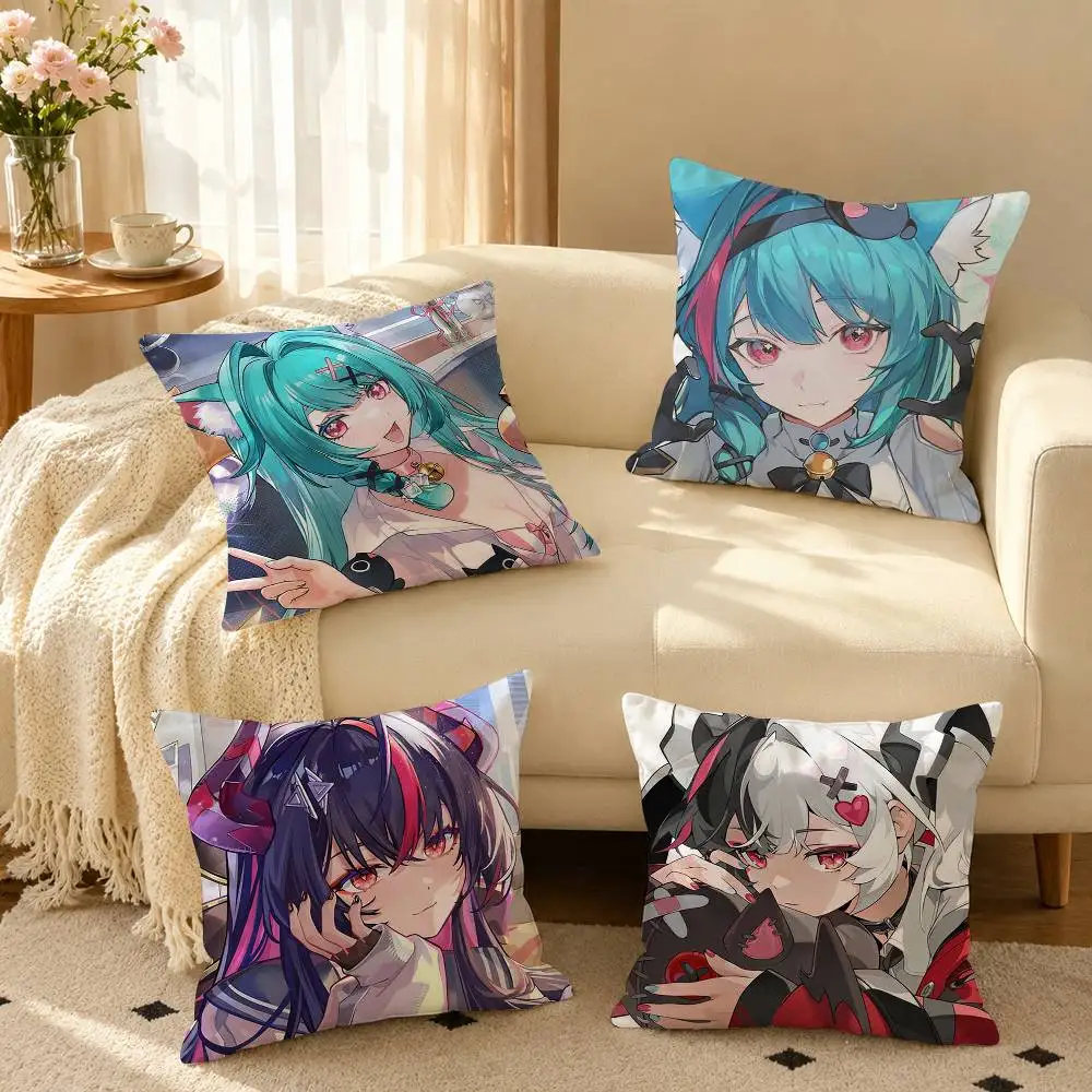 NTE game Neverness to Everness  Pillow Case Square Double-Sided Sofa Cushion Cover Bedroom Bedside Pillow