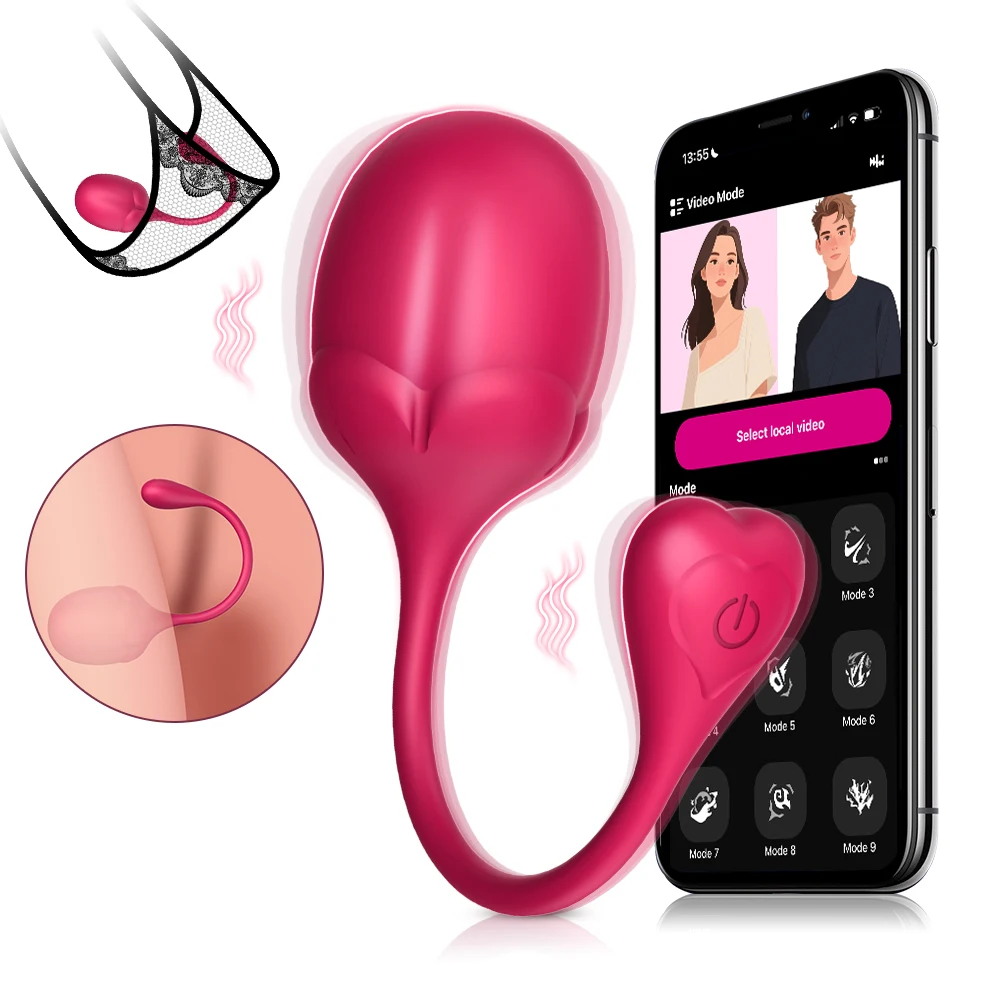 G Spot تهتز المهبل محفز يمكن ارتداؤها بلوتوث الجنس لعب لسيدة APP التحكم اللاسلكي الاهتزاز AV الحب البيض هزاز 18 + #1