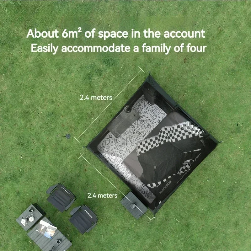 4-5 أشخاص مقاوم للماء أوتوماتيكي بلمسة واحدة خفيف الوزن محمول قابل للطي للشاطئ كبير هرم خيام سفر للتخييم العائلي