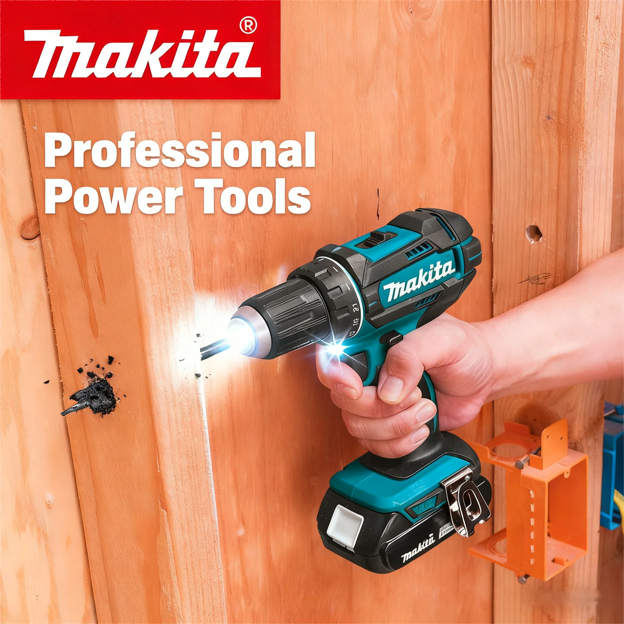 

Makita DDF487 18V Brushless Cordless Drill Driver - High Torque 10mm Drill Screwdriver for Construction, Renovation & DIY Craft