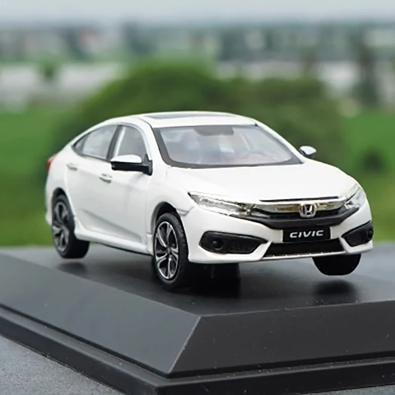 Diecast 1:43 Scale Honda Civic 2020 Alloy car simulation model Collection of Static decoration Souvenir gifts for adult boy