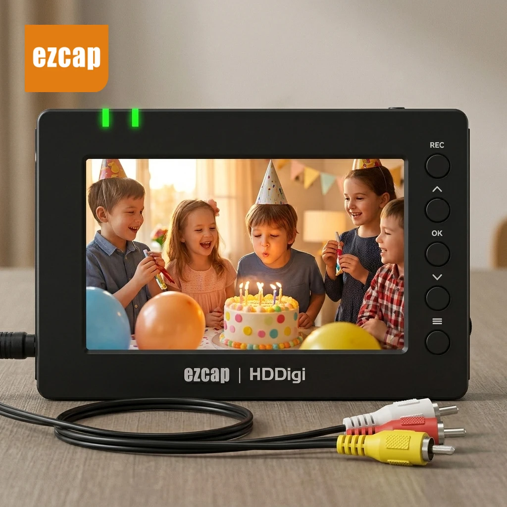 Ezcap Standalone HDMI Video Recorder 4K 1080P Capture Box AV SDI MP4 Recorder H.264 H.265 SD Card USB Camera DSLR Live Stream