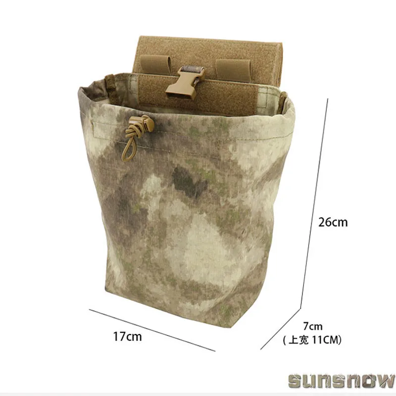 Outdoor Sports Tactical Vest Tactical Folding Recycling Bag ROLL-UP Dump Pouch Tool Storage Bag