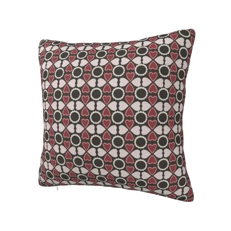Custom Vintage Geometric Bohemian Wallpaper Cushion Covers Sofa Home Decorative Square Throw Pillow Cover