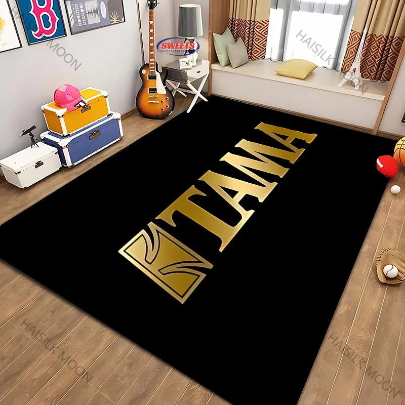 Multiple Sizes TT-TAMA Drum Printed Carpet New Release! Rug for Living Room Bedroom,Office Areas,Durable Machine Washable Mat