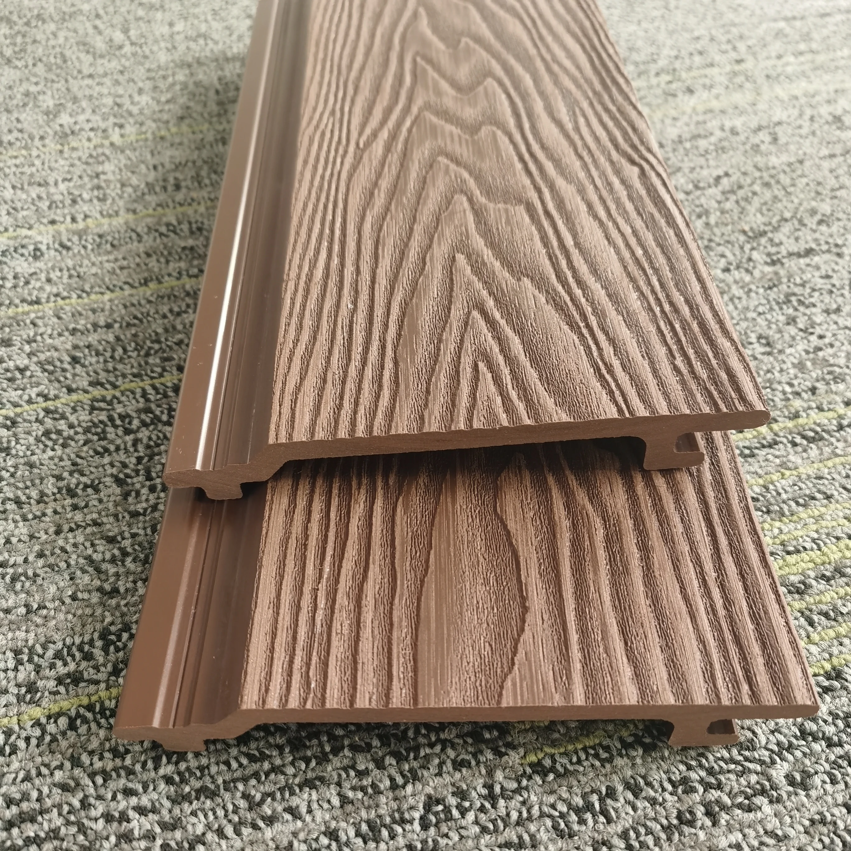 Wall Waterproof Outdoor Decorative Cladding Panels WPC Board 156*21mm Wood Plastic Composite Panel