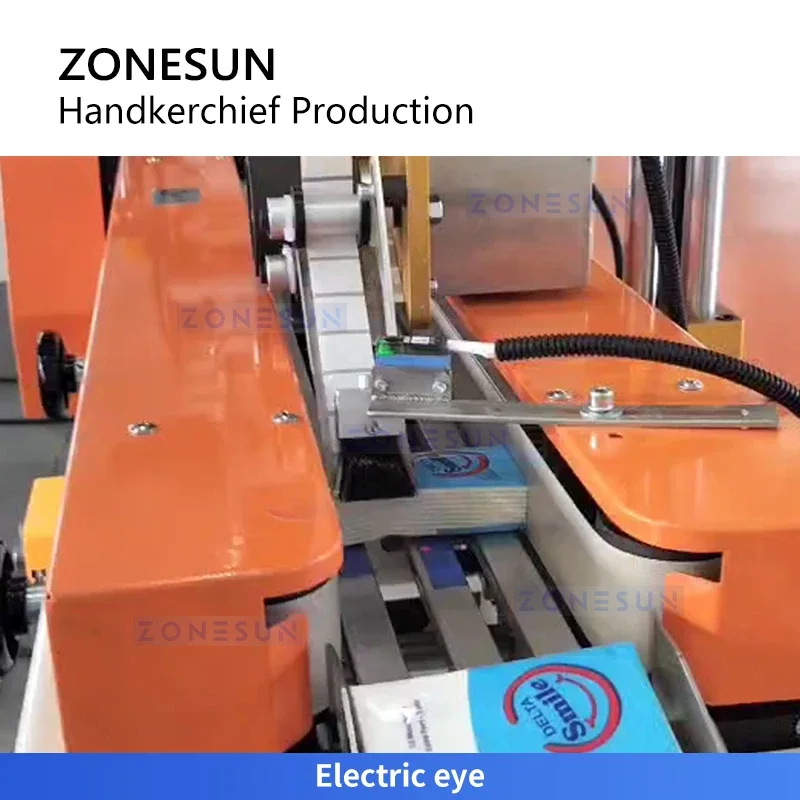 ZONESUN ZS-ZJL1 Gezichtsdoekjes Papier Converteermachines Weefselverpakkingslijn Snij- en stapelmachine voor vellen
